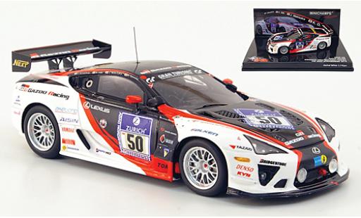 Lexus LFA 1/43 Minichamps No.50 Gazoo Racing 24h Nürburgring 2010 modellino in miniatura