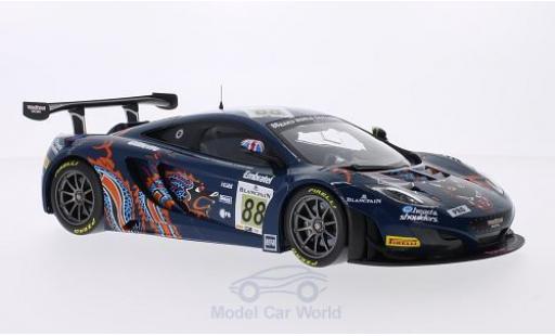 McLaren MP4-12C 1/18 Minichamps 12C GT3 No.88 Von Ryan Racing 24h Spa 2013 R.Barff/C.Goodwin/B.Senna modellino in miniatura
