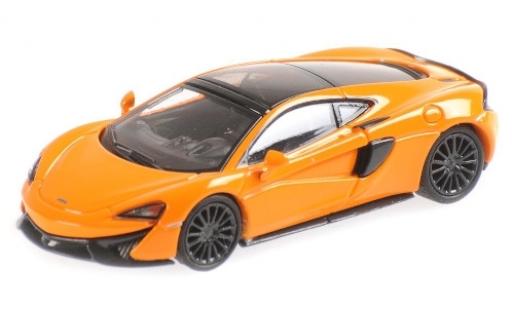 McLaren 570 1/87 Minichamps GT orange modellino in miniatura