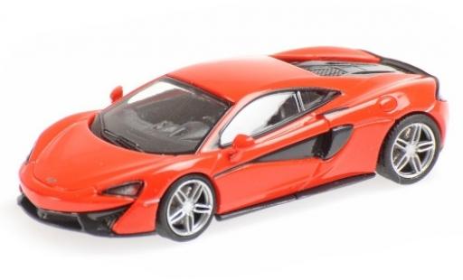 McLaren 570 1/87 Minichamps S rosso modellino in miniatura