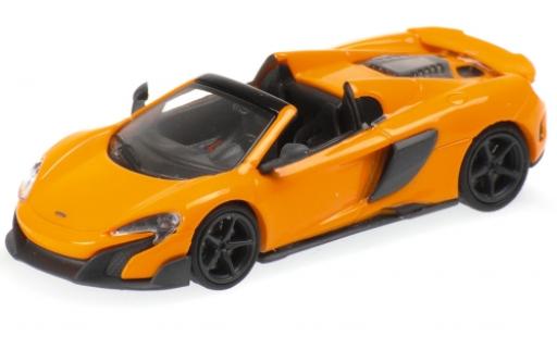 McLaren 675 1/87 Minichamps LT Spider orange 2016 modellino in miniatura