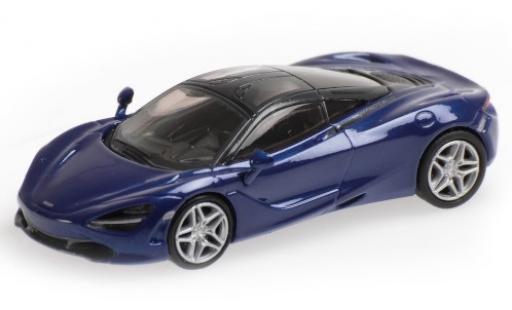McLaren 720 1/87 Minichamps S blu modellino in miniatura