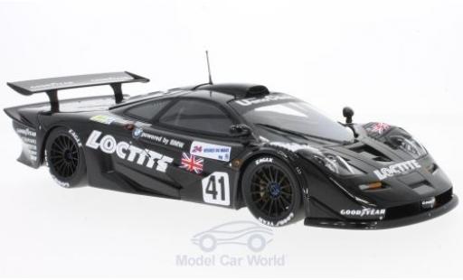McLaren F1 1/18 Minichamps GTR No.41 Gulf Team Davidoff Loctite 24h Le Mans 1998 T.Bscher/E.Pirro/D.Capello ohne Vitrine modellino in miniatura