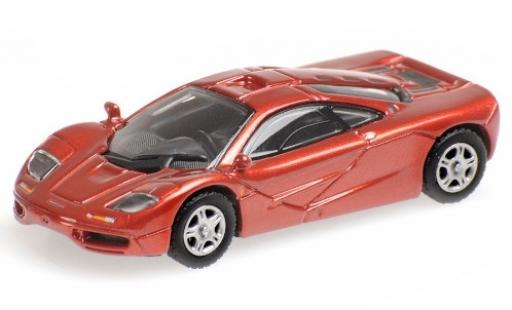 McLaren F1 1/87 Minichamps Roadcar metallico rosso 1994 modellino in miniatura
