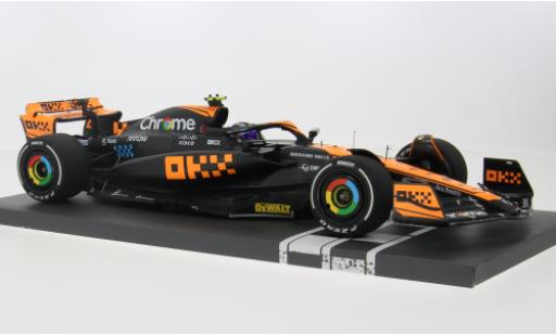 McLaren F1 1/18 Minichamps MCL60 No.4 Team Formel 1 GP Singapur 2023 1:18 modellino in miniatura