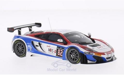 McLaren MP4-12C 1/43 Minichamps GT3 No.82 Russian Team 24h Spa 2014 A.Vasiliev/K.Vasiliauskas/M.Asmer/F.Spengler modellino in miniatura