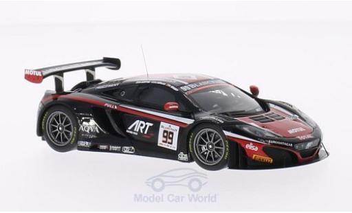 McLaren MP4-12C 1/43 Minichamps GT3 No.99 Team Art Grand Prix 24h Spa 2014 K.Estre/K.Korjus/A.Soucek modellino in miniatura