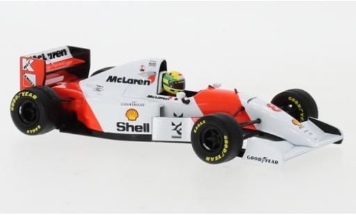 McLaren MP4-12C 1/43 Minichamps MP4/8 Ford No.8 Marlboro Formel 1 GP Europa 1993 A.Senna modellino in miniatura