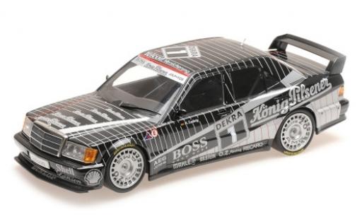 Mercedes 190 1/18 Minichamps E 2.5-16 Evo 1 No.1 AMG Boss / König-Pilsener DTM 1989 K.Ludwig modellino in miniatura
