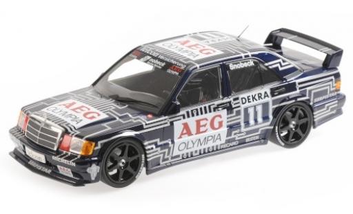 Mercedes 190 1/18 Minichamps E 2.5-16 EVO 1 No.11 Team Snobeck- AEG Olympia DTM 1989 D.Snobeck modellino in miniatura