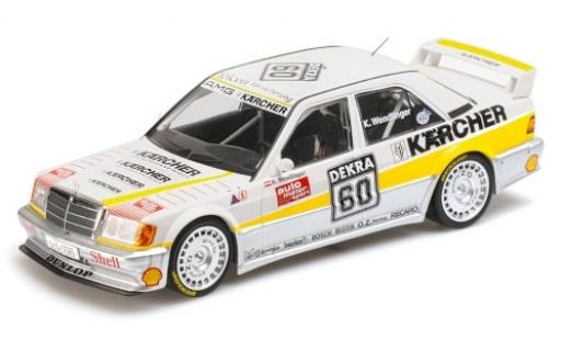 Mercedes 190 1/18 Minichamps E 2.5-16 EVO 1 No.60 Team AMG- Kärcher DTM 1989 K.Wendlinger modellino in miniatura