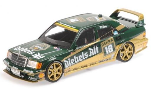 Mercedes 190 1/18 Minichamps E 2.5-16 Evo 2 No.18 Team Zakspeed Diebels Alt DTM 1992 K.Thiim modellino in miniatura