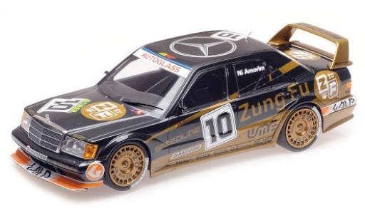 Mercedes 190 1/18 Minichamps E 2.5-16 EVO 2 (W200) No.10 Zung Fu Macau Guia Race 1991 N.Amorim modellino in miniatura