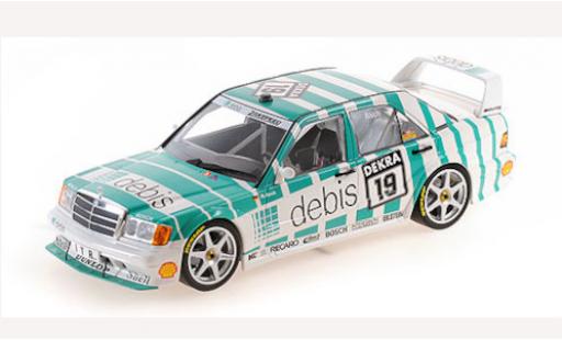 Mercedes 190 1/18 Minichamps E 2.5-16 Evo 2 (W201) No.19 Team Zakspeed Debis DTM 1991 R.Asch modellino in miniatura