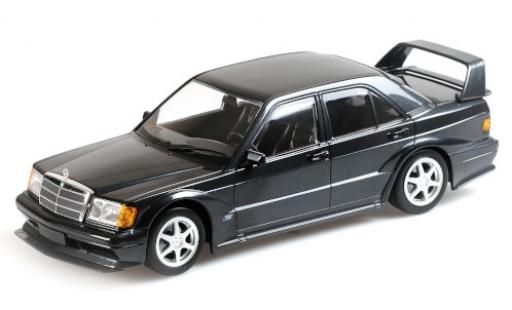 Mercedes 190 1/18 Minichamps E 2.5-16 Evo2 metallico nero 1990 modellino in miniatura
