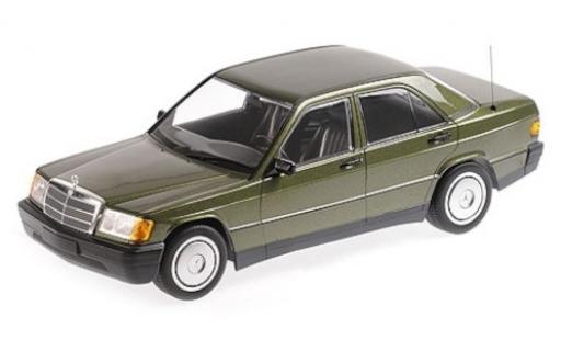 Mercedes 190 1/18 Minichamps E (W201) metallico verde 1982 modellino in miniatura