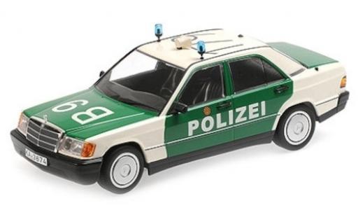 Mercedes 190 1/18 Minichamps E (W201) Polizei Baden-Württemberg 1982 modellino in miniatura
