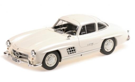Mercedes 300 1/18 Minichamps SL (W198) bianco 1955 modellino in miniatura