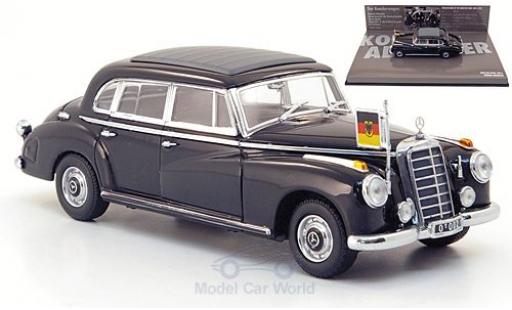 Mercedes 300 1/43 Minichamps b (W186III) nero 1955 Konrad Adenauer modellino in miniatura