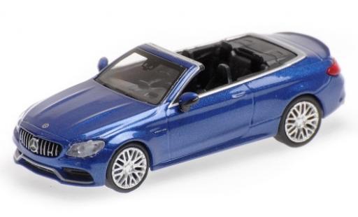 Mercedes Classe C 1/87 Minichamps AMG C63 Cabriolet (A205) metallico blu 2019 modellino in miniatura