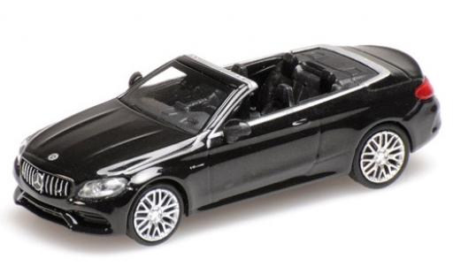 Mercedes Classe C 1/87 Minichamps AMG C63 Cabriolet (A205) metallico nero 2019 modellino in miniatura