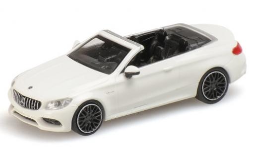 Mercedes Classe C 1/87 Minichamps AMG C63 Cabriolet (A205) bianco 2019 modellino in miniatura