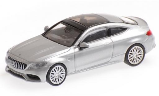 Mercedes Classe C 1/87 Minichamps AMG C63 Coupe (C205) grigio 2015 modellino in miniatura