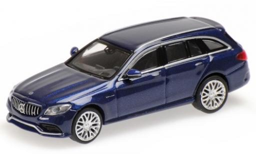 Mercedes Classe C 1/87 Minichamps AMG C63 T-Modell (S205) metallico blu 2019 modellino in miniatura