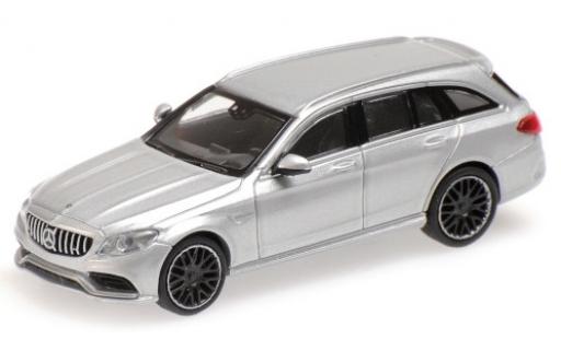 Mercedes Classe C 1/87 Minichamps AMG C63 T-Modell (S205) grigio 2019 modellino in miniatura
