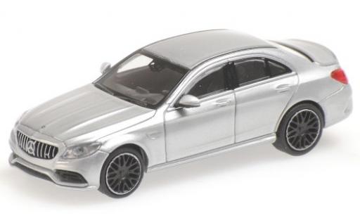 Mercedes Classe C 1/87 Minichamps AMG C63 (W205) grigio 2019 modellino in miniatura