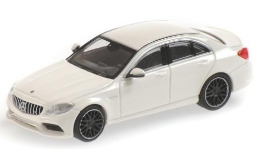 Mercedes Classe C 1/87 Minichamps AMG C63 (W205) bianco 2019 modellino in miniatura
