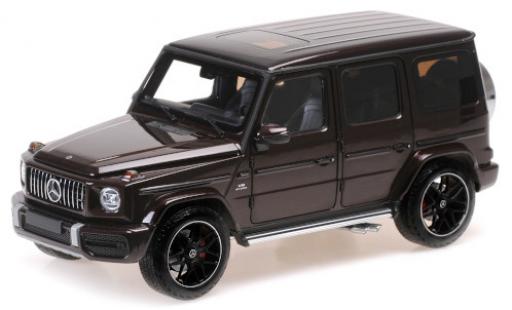 Mercedes Classe G 1/18 Minichamps AMG G63 metallico rosso 2018 modellino in miniatura