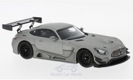Mercedes AMG GT 1/43 Minichamps 3 matt-grigio 2017 Plain Body Version modellino in miniatura