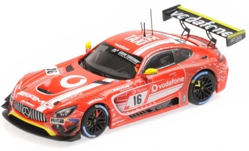 Mercedes AMG GT 1/43 Minichamps 3 No.16 GetSpeed Performance Vodafone 24h Nürburgring 2019 R.van le Zande/T.Vautier/J.Seyffarth/K.Heyer modellino in miniatura