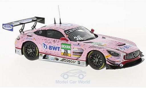 Mercedes AMG GT 1/43 Minichamps 3 No.26 BWT Mücke Motorsport BWT ADAC GT Masters 2017 S.Asch/L.Auer/S.Mücke modellino in miniatura