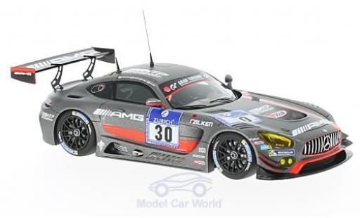 Mercedes AMG GT 1/43 Minichamps 3 No.30 AMG-Team HTP Motorsport 24h Nürburgring 2016 D.Baumann/M.Buhk/S.Mücke/T.Jäger modellino in miniatura