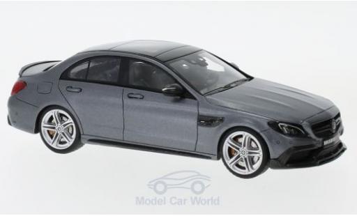 Mercedes Classe C 1/43 Minichamps Brabus 600 matt-grigio 2015 Basis AMG C 63 S modellino in miniatura