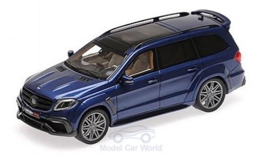 Mercedes Classe S 1/43 Minichamps Brabus 850 Widestar XL metallico blu 2017 Basis AMG GLS 63 modellino in miniatura