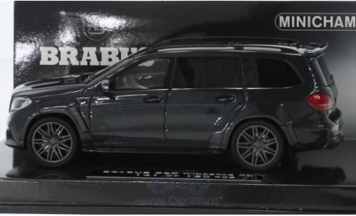 Mercedes Classe S 1/43 Minichamps Brabus 850 Widestar XL metallico nero 2017 Basis AMG GLS 63 modellino in miniatura