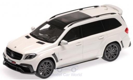 Mercedes Classe S 1/43 Minichamps Brabus 850 Widestar XL metallico bianco 2017 Basis AMG GLS 63 modellino in miniatura