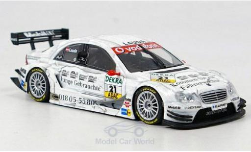 Mercedes Classe C DTM 1/43 Minichamps DTM No.21 Team Persson DTM 2005 M.Lauda modellino in miniatura