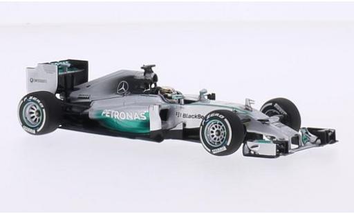Mercedes F1 1/43 Minichamps W05 Hybrid No.44 AMG Petronas Team Petronas Formel 1 GP China 2014 L.Hamilton modellino in miniatura