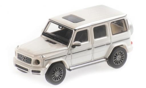 Mercedes Classe G 1/87 Minichamps G500 (W463) metallico bianco 2018 modellino in miniatura