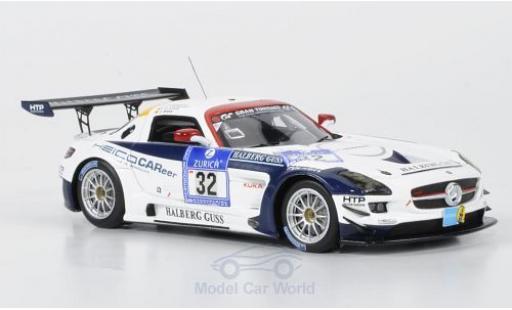 Mercedes SLS 1/43 Minichamps AMG GT3 No.32 Heico Motorsport 24h Nürburgring 2011 A.Margaritis/C.Frankenhout/C.Brück modellino in miniatura