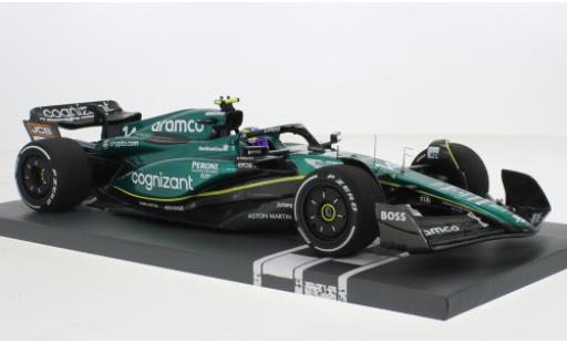 Aston Martin AMR2 1/18 Minichamps 3 No.14 Aramco Cognizant F1 Team Cognizant formule 1 GP Bahrain 2023 modellino in miniatura