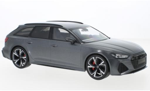 Audi RS6 1/18 Minichamps Avant grigio mat 2019 modellino in miniatura