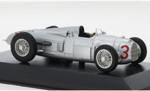 Auto Union Typ A 1/43 Minichamps Long Tail No.3 ADAC Course du Eifel 1934 modellino in miniatura