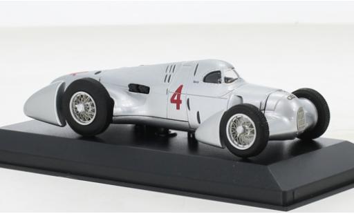 Auto Union Typ B 1/43 Minichamps No.4 Avus 1935 modellino in miniatura