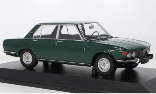 Bmw 2500 1/18 Minichamps metallise verde 1968 modellino in miniatura