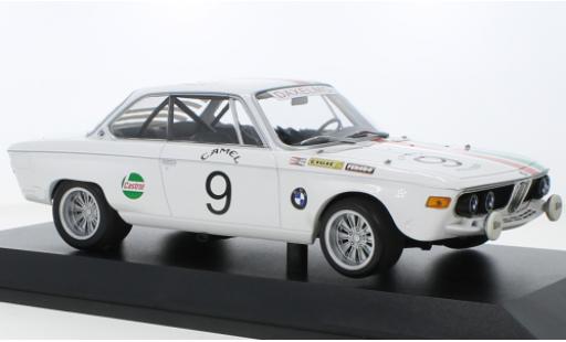 Bmw 2800 1/18 Minichamps CS No.9 Castrol 24h Spa 1971 modellino in miniatura